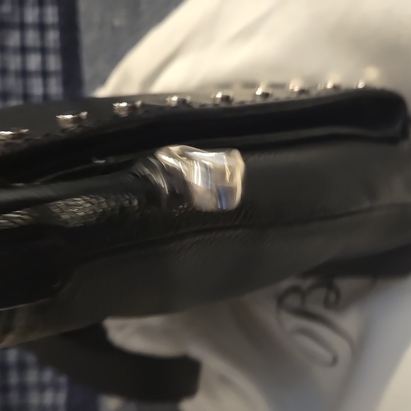 Brighton Black Crossbody with Silver Accents - Picture 4 of 7